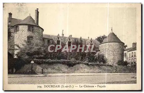 Cartes postales Dourdan Le Chateau Facade