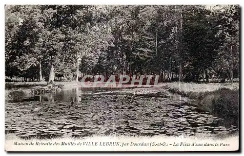 Cartes postales Maison de Retraite des Mutiles de Ville Lebrun par Dourdan La Piece