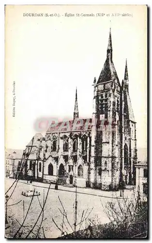 Cartes postales Dourdan Eglise St Germain