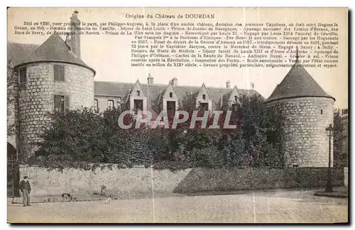 Ansichtskarte AK Origine du Chateau de Dourdan Basi par Philippe Auguste