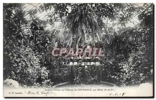 Cartes postales Jardins d hiver du Chateau de Courance par Milly