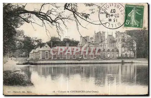 Cartes postales Chateau de Courances(Cote Ouest)