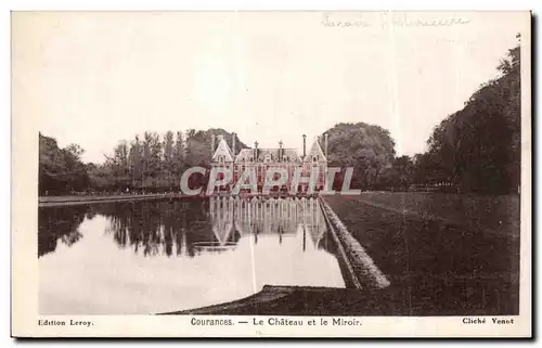 Cartes postales Courances Le Chateau et le Miroir