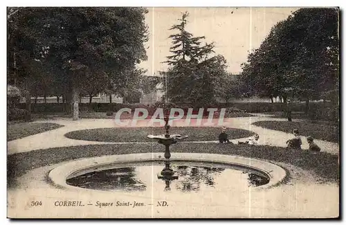 Cartes postales Corbeil Square Saint Jean