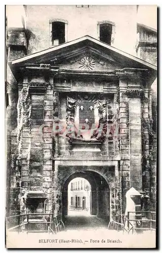 Cartes postales Belfort (Haut Rhin) Porte de Brisach