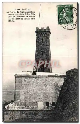 Ansichtskarte AK Belfort La Tour de la Moitte consideree comme protectrice de leur Ville par les babitants de Bel