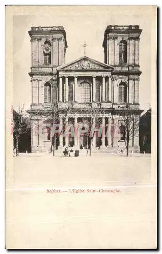 Cartes postales Belfort L Eglise Saint Christophe