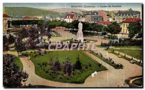 Ansichtskarte AK Belfort (Territoire) Square du Souvenir