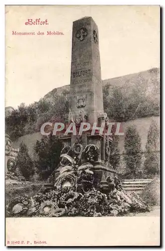 Ansichtskarte AK Belfort Monument des Mobiles Militaria