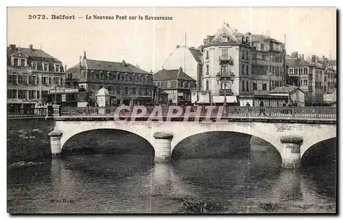 Cartes postales Belfort Le Nouvean Pont sur la Savoureuse