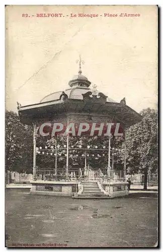 Cartes postales Belfort Le Kiosque Place d Armes