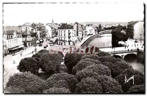 Ansichtskarte AK Images de France Belfort La Place Corbis la Savoureuse et le Faubourg des Ancetres