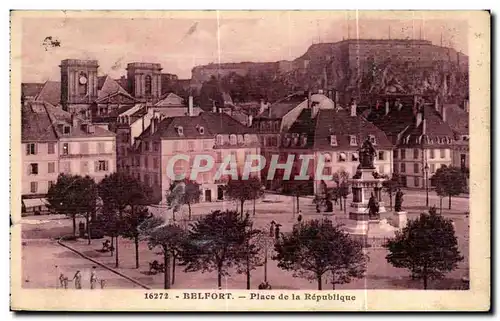 Cartes postales Belfort Place de la Republique
