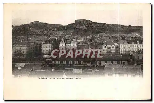 Cartes postales Belfort Vue generale prise du Lycee