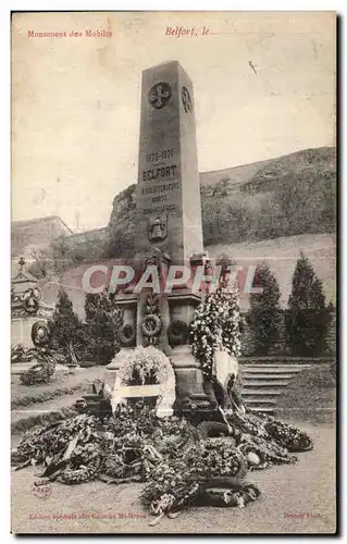 Ansichtskarte AK Belfort Le Monument des Mobiles Militaria