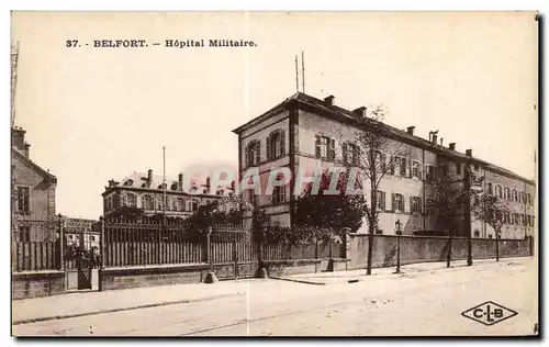 Ansichtskarte AK Belfort Hopital Militaire Militaria