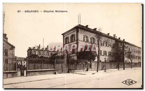 Cartes postales Belfort Hopital Militaire Militaria