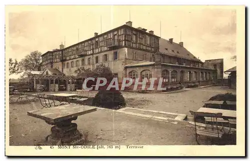 Cartes postales Mont Ste Odile Terrasse