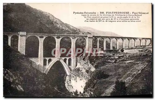 Ansichtskarte AK Pyrenees Orientales Fontpedrouse Pont Sejourne