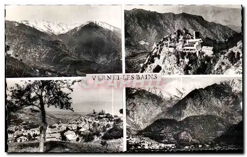 Ansichtskarte AK Vernet Les Bains Massif et Pic du Canigou St Martin du Caigou Vue generale Le Caigou