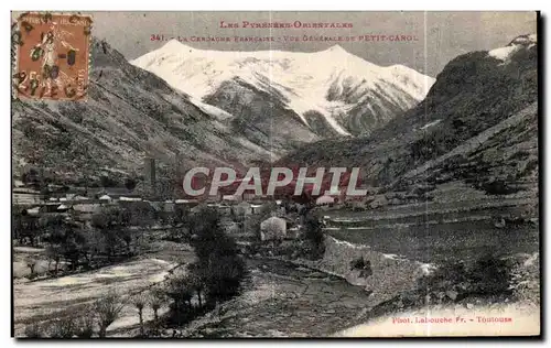 Cartes postales Les Pyrenees Orientales Vue Generale de Petit Carol Cerdagne Francaise