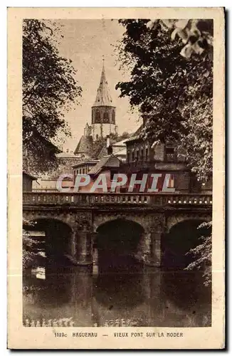 Cartes postales Haguenau Vieux Pont Sur La Moder