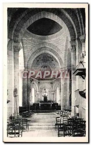 Ansichtskarte AK Gargilesse Interieur de L Eglise