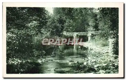 Ansichtskarte AK Gargilesse Passerelle Sur La Gargilesse