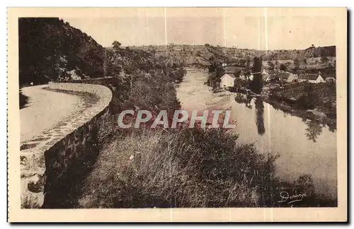 Cartes postales Gargilesse Le Moulin de Gargi Lesse la Creuse et la Route de Barazes