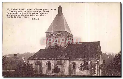 Cartes postales Gargilesse L Eglise