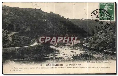 Cartes postales Gargilesse Le Pont Noir