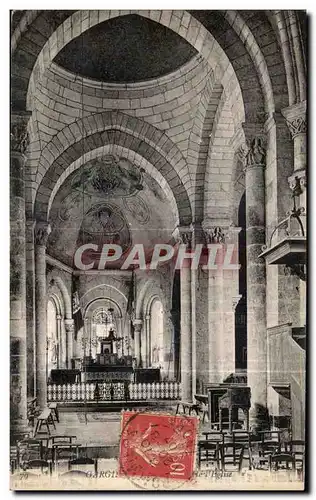 Ansichtskarte AK Gargilesse Interieur de L Eglise