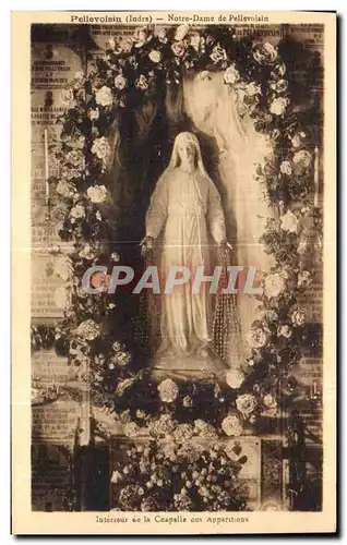 Ansichtskarte AK Pellevoisin Notre Dame de Pellevoisin Interieur de la chapelle des Apparitions