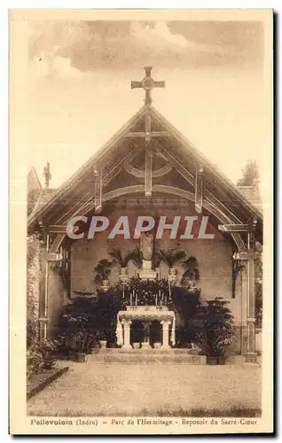 Ansichtskarte AK Pellevoisin Notre Parc de I Hermitage Reposoir de Sacre Coeur