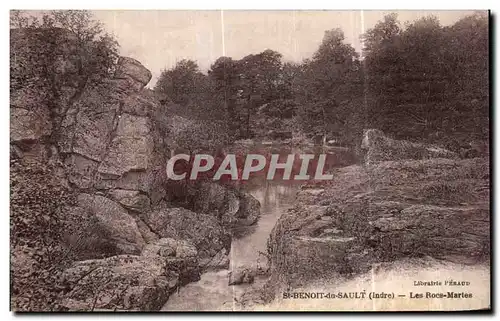 Cartes postales St Benoir du Sault Les Rocs Martes