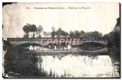 Ansichtskarte AK Varennes sur Fouzon Pont sur le Fouzon