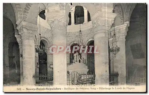 Cartes postales Neuvy Saint Sepulchre Basilique du Precieux Sang Pelerinage le Lundi de Paques