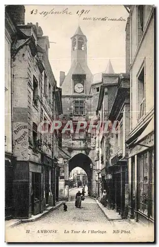 Cartes postales Amboise La Tour de I Horloge