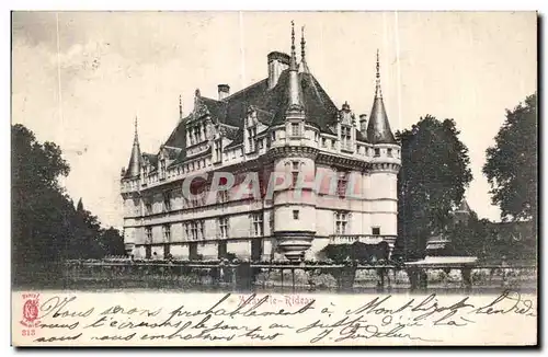 Cartes postales Azay le Rideau le chateau