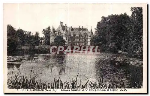 Cartes postales Azay le Rideau Le Chateau National