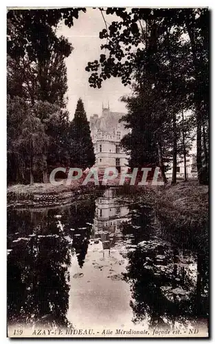 Cartes postales Azay le Rideau Aile Meridionale Facade