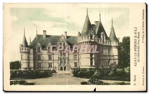 Cartes postales Azay le Rideau Le Chateau