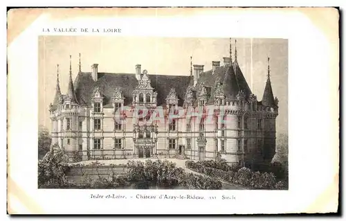 Cartes postales Indre et Loire Chateau Azay le Rideau