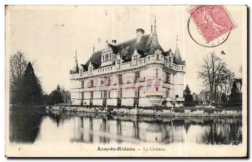 Cartes postales Azay le Rideau Le Chateau