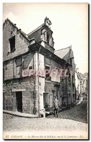 Cartes postales Chinon La Marion dite de Rublaus rue de la Lamproie