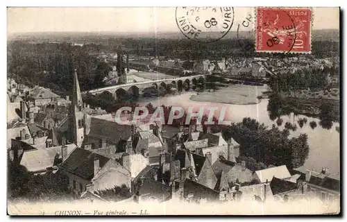 Cartes postales Chinon Vue Generale