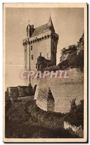 Cartes postales Chinon Le Chateau Tour de I Horloge