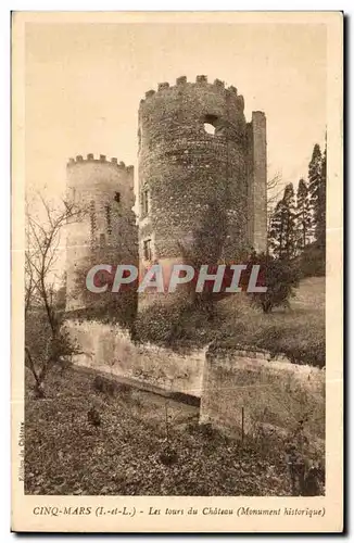 Cartes postales Cinq Mars Les tours du Chateau