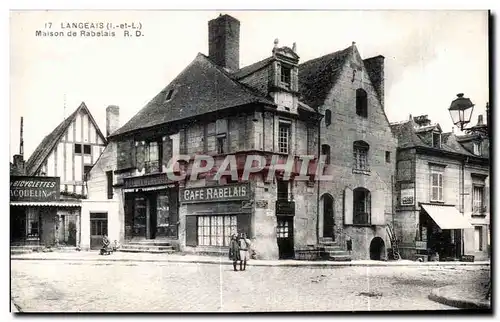 Cartes postales Langeais Maison de Rabelais