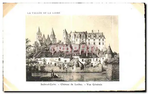 Cartes postales Indre et Loire Chateau de Loches Vue Generale